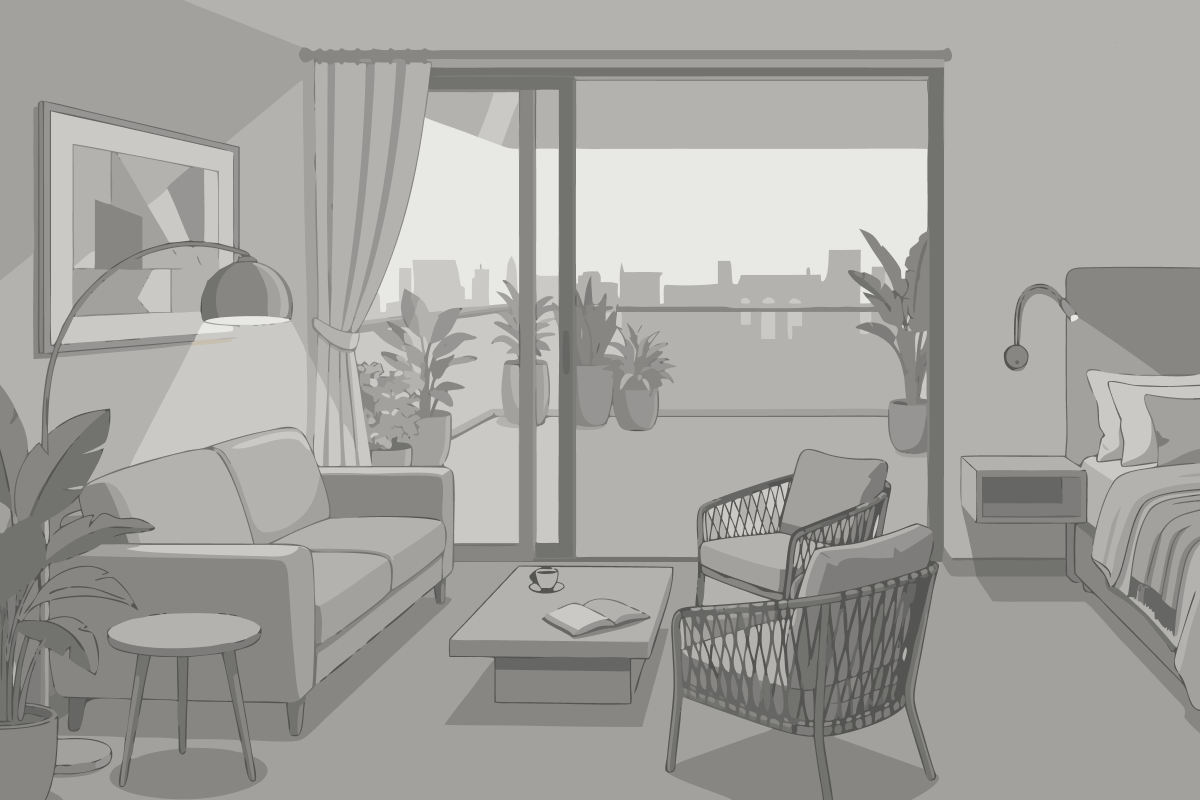 Chambre Double Deluxe avec Balcon - Vue sur Mer